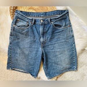 Y2K Levis 550 Relaxed Loose Fit Baggy Denim Jorts Skate Streetwear Men’s Size 34